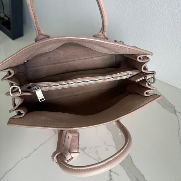 Yves Saint Laurent Rose Pink Grained Calfskin Leather Baby Sac De Jour Bag - Picture 10 of 14